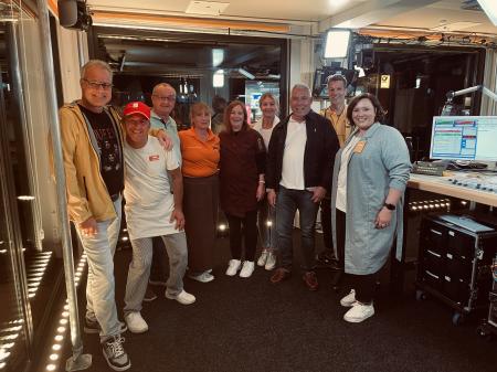 Kreishandwerksmeister Ralf Winn überrascht in den frühen Morgenstunden